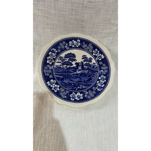 Vintage Copeland Spode England Tower Blue Dinner Plate 10.75” - Picture 1 of 5